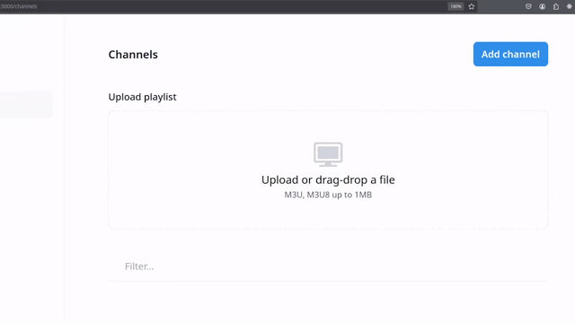 Manual channel creation